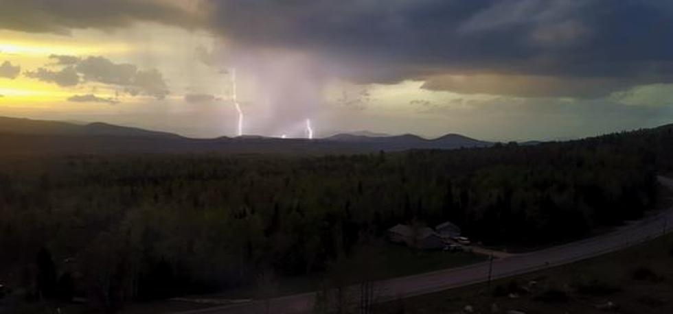 Beautiful Drone Footage Of A Storm In Littleton, New Hampshire