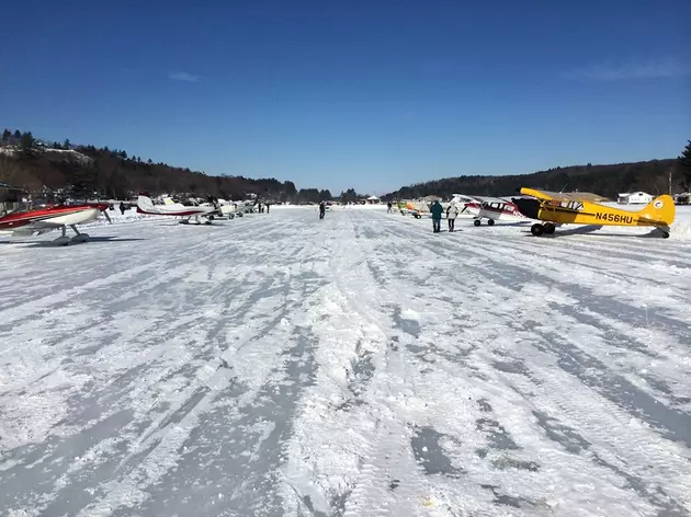 This Runway in New Hampshire is Made Entirely of Ice