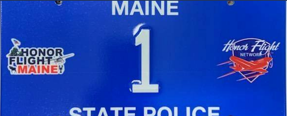 Maine State Police Carrying Special Plate Honoring Veterans