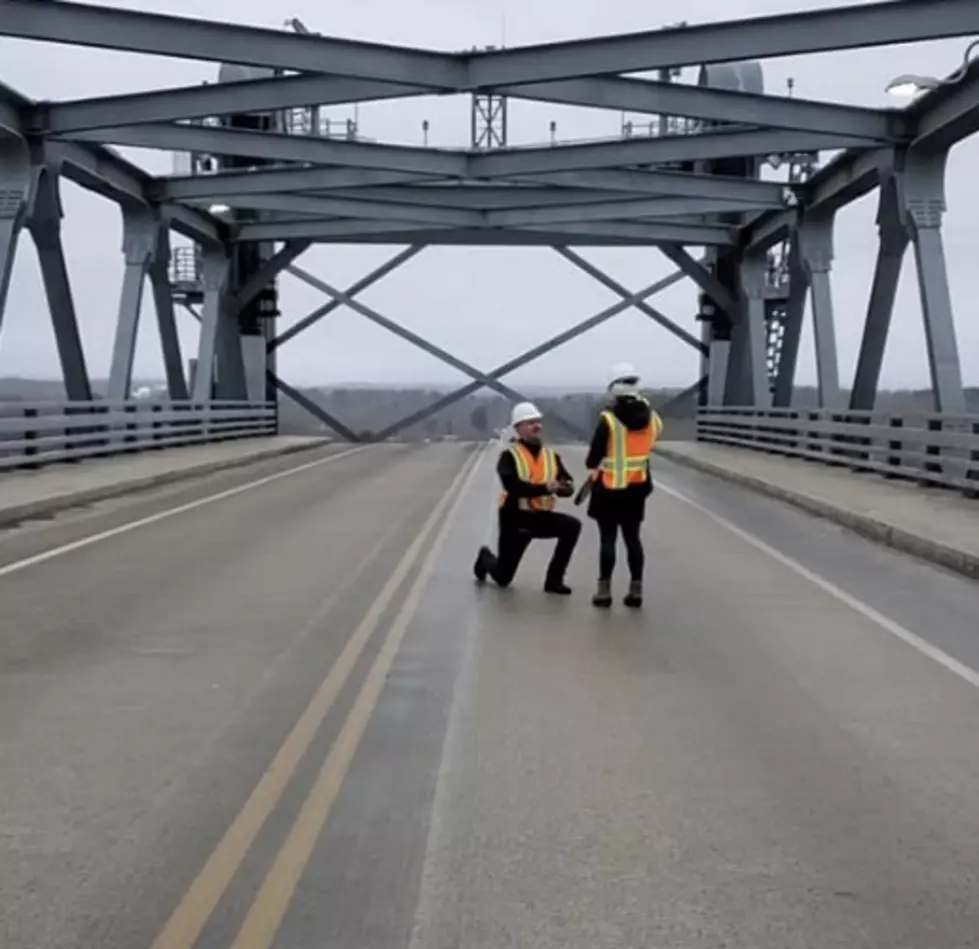 NH DOT Workers Get Engaged On Portsmouth’s Memorial Bridge