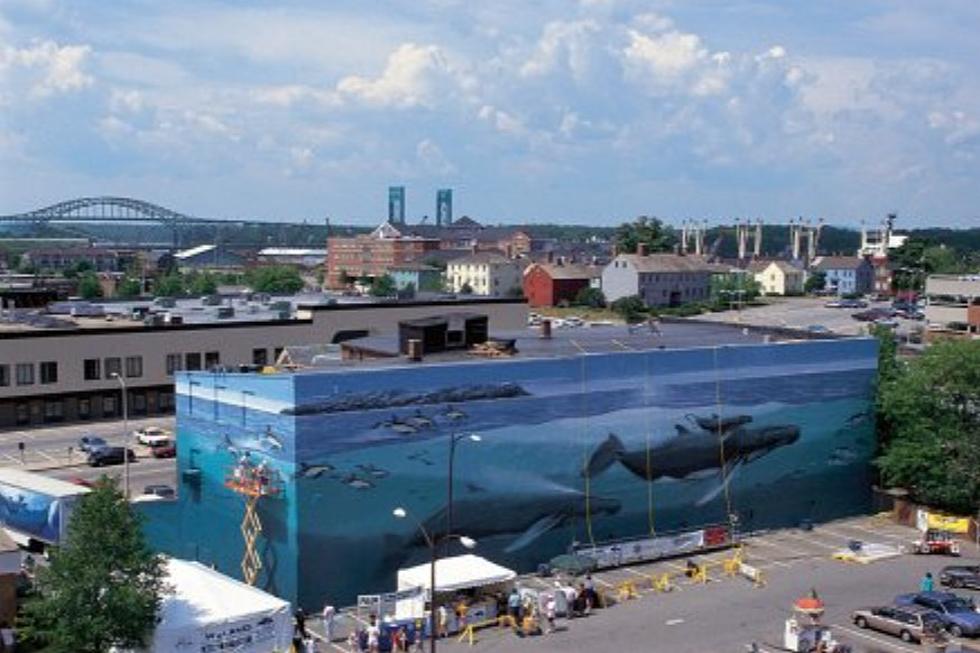 Stunning Whale Mural Covers Entire Portsmouth New Hampshire Building