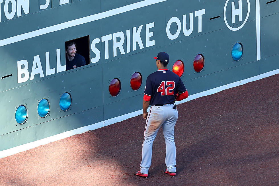 How Amazing Would It Be to Flip the Scoreboard Numbers on the Green Monster at Fenway Park?