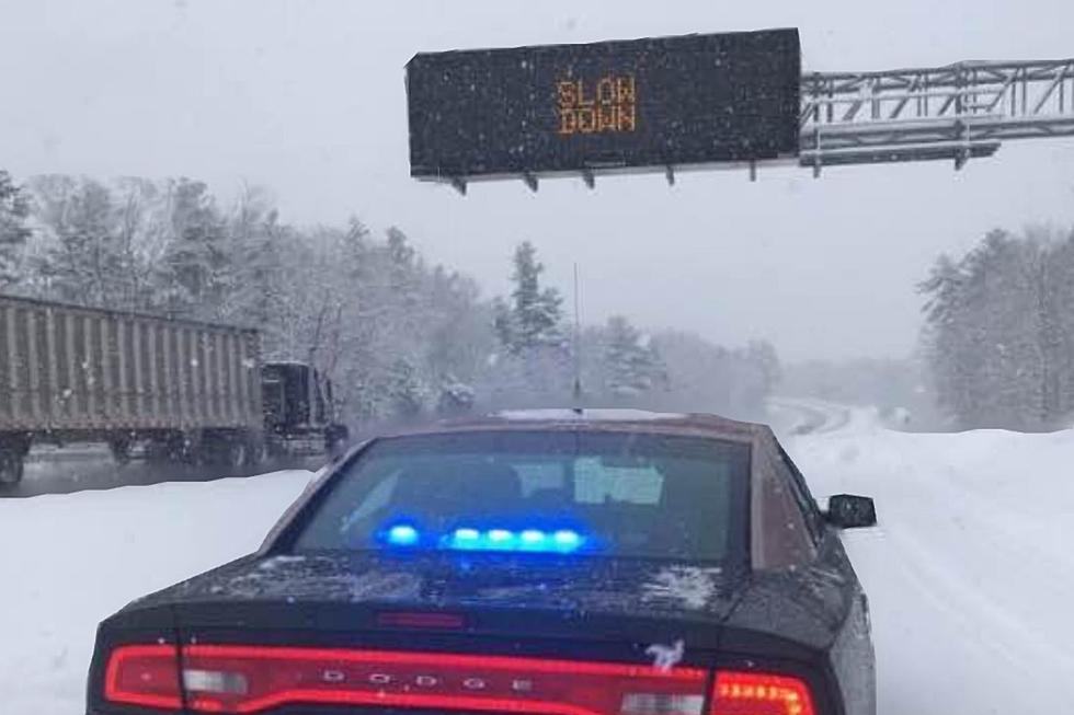 Over 50 NH Crashes on Monday's Storm, Including a Patrol Car Hit 
