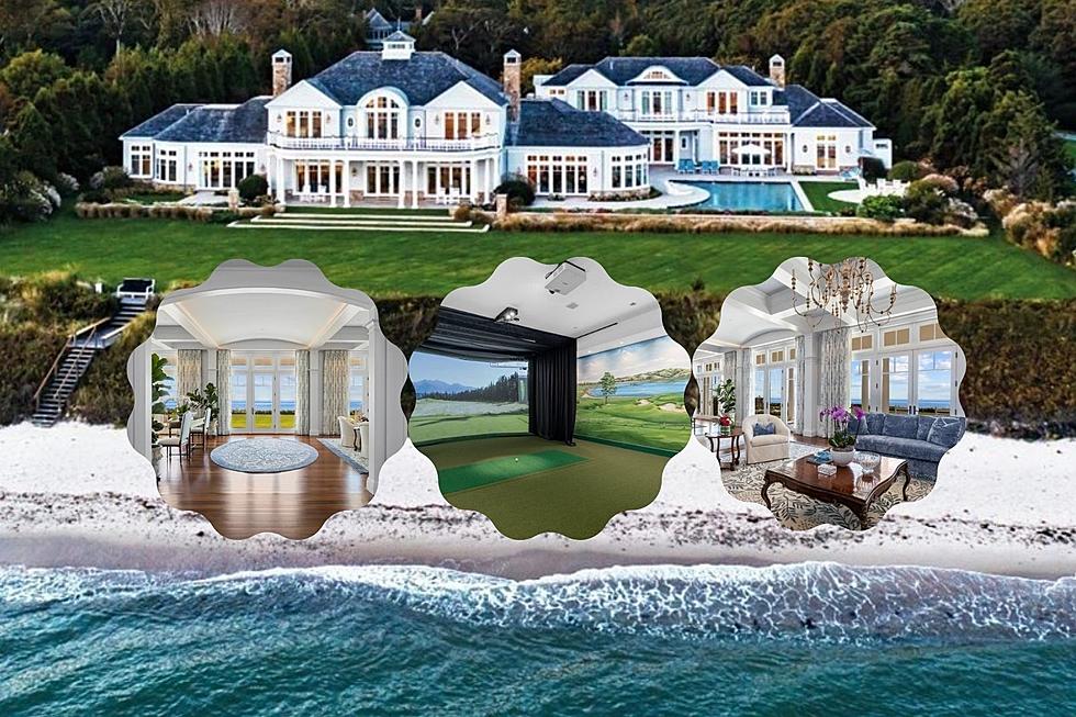 Breathtaking $30 Million Beach House on Cape Cod Has Its Own Golf Simulator and Wine Tasting Room