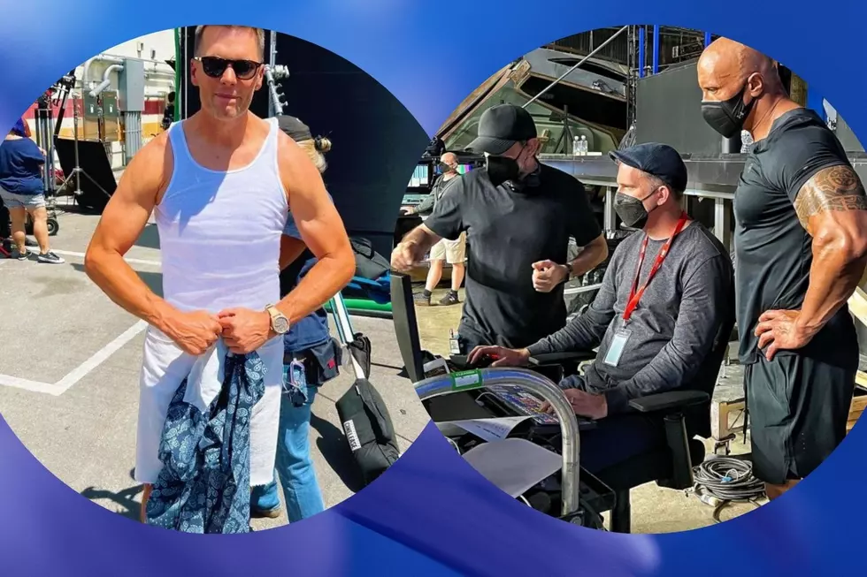 Tom Brady and The Rock Joke With Each Other on Instagram From Different Movie Sets