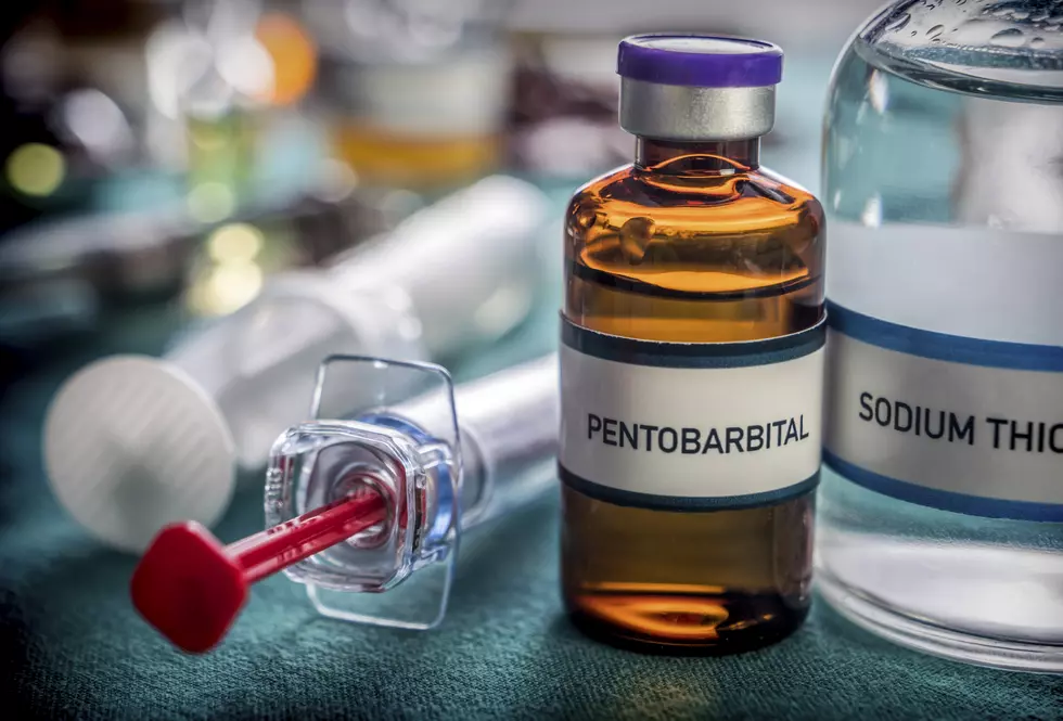 Vial With Pentobarbital Used For Euthanasia And Lethal Inyecion In A Hospital