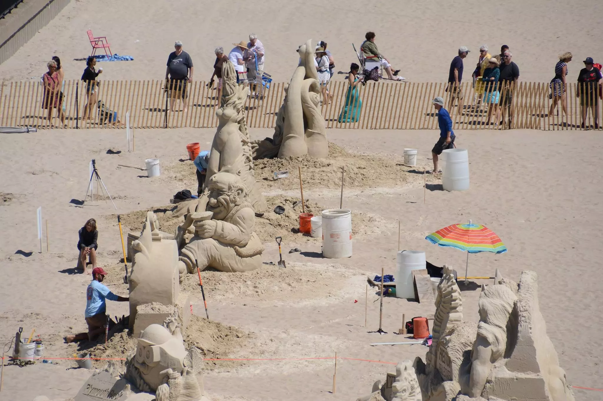 A Revere Beach Sand Sculpting artist shares secrets to making a