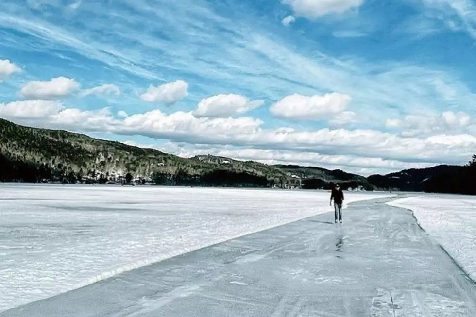 New England is Home to 4-Mile Pristine Skating Trail Each Winter