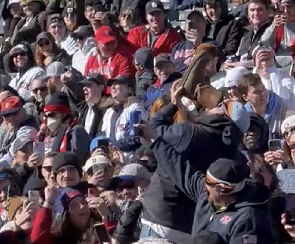An Ode to the Man Drinking Out of a Boot in the Bleachers at Red Sox Opening Day