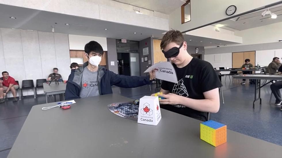 Rubik&#8217;s Cube World Record Broken by Blindfolded Teen in New Hampshire