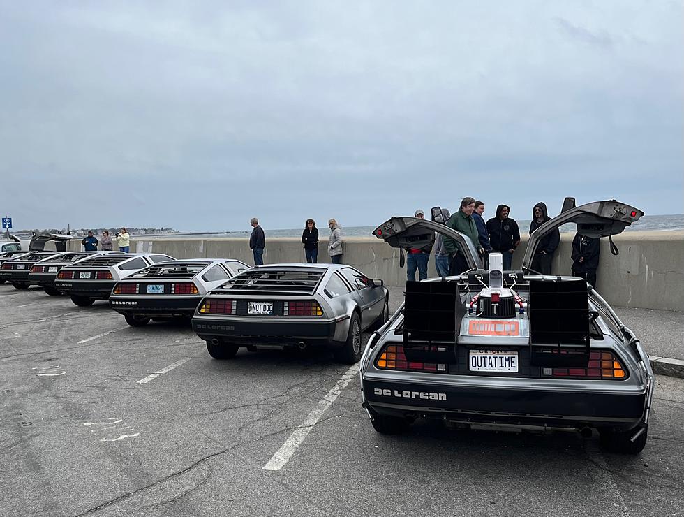 &#8216;Great Scott!&#8217; What Were All These &#8216;Back to the Future&#8217; DeLoreans Doing at Hampton Beach?