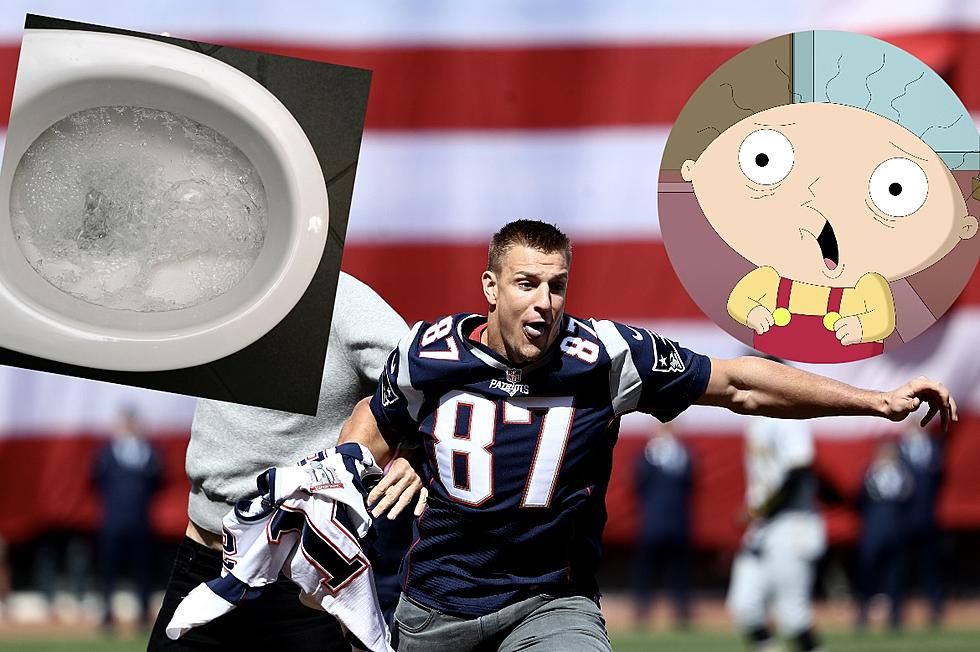 Rob Gronkowski 'Wrecked' a Men's Room at the 'Family Guy' Offices