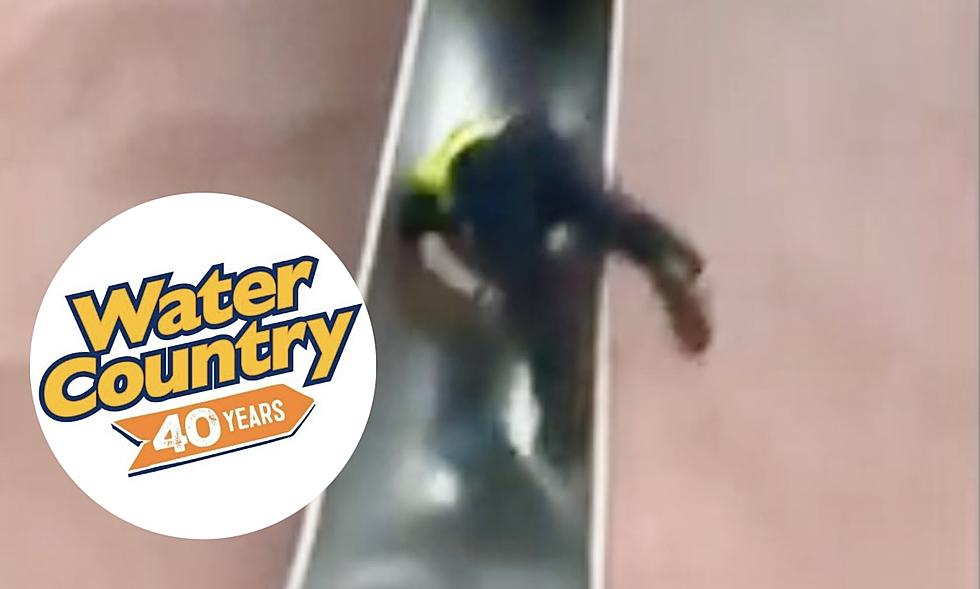 What Would Have Happened if the Boston City Hall Cop Went Down a Slide at Water Country?