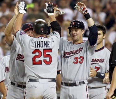 Jim Thome hits 600th home run as Minnesota Twins face Detroit