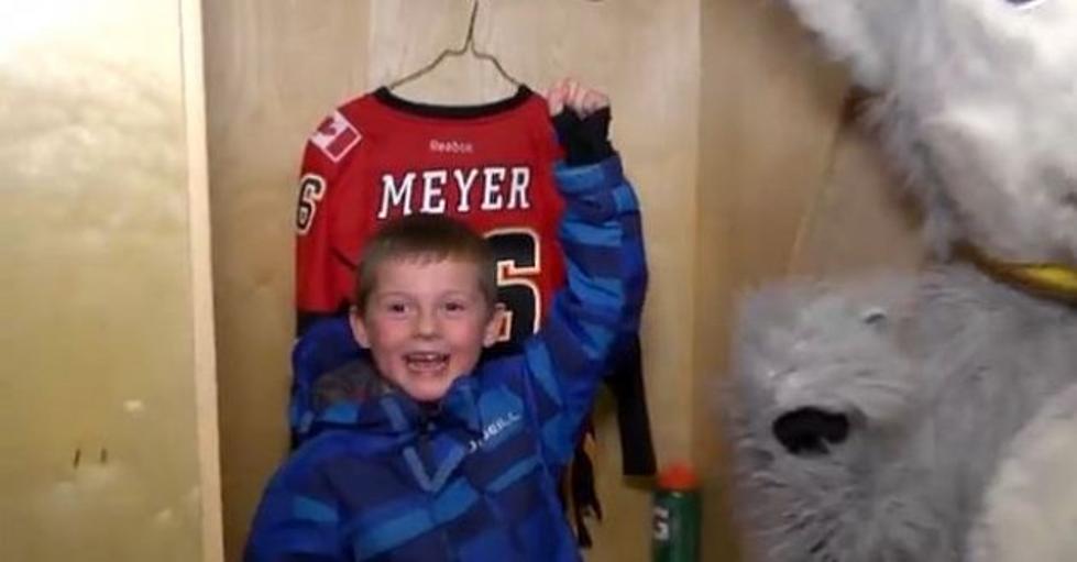 Calgary Flames Mascot&#8217;s Flub Leads To Unforgettable Experience [VIDEO]