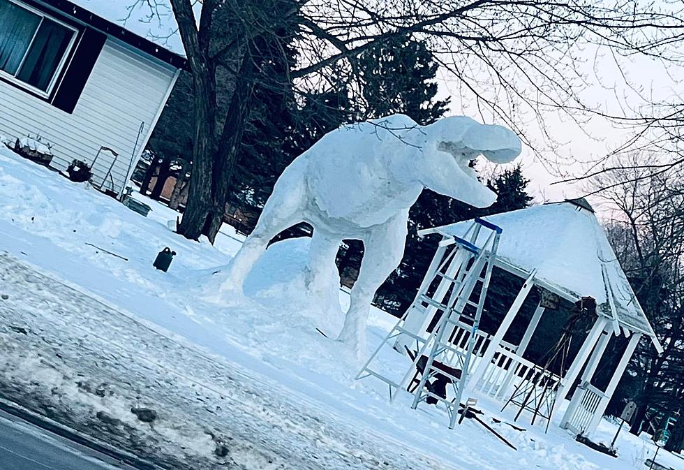 Check Out This Epic Snow Dino in Becker