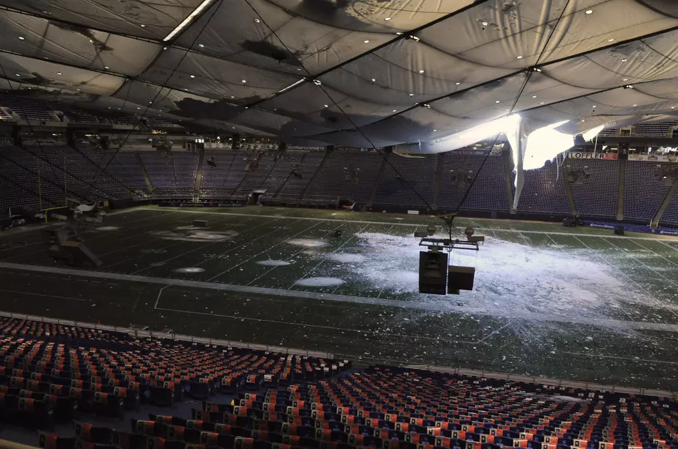 Repairs Continues After Metrodome Roof Collapses