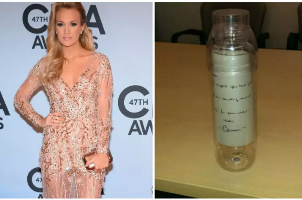 Message in a Bottle From Carrie Underwood