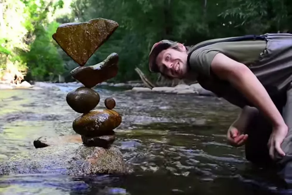 This Guy is Amazing at Balancing Rocks [VIDEO]