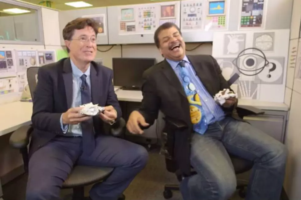 Stephen Colbert Talks Pluto and Eats Ice Cream with Neil deGrasse Tyson [VIDEO]