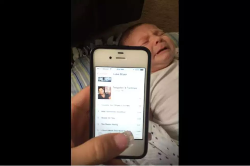 Baby Stops Crying When He Hears Luke Bryan [VIDEO]