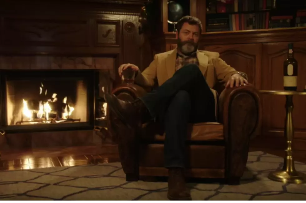 Stream This Nick Offerman &#8216;Yule Log&#8217; Video During the Holidays