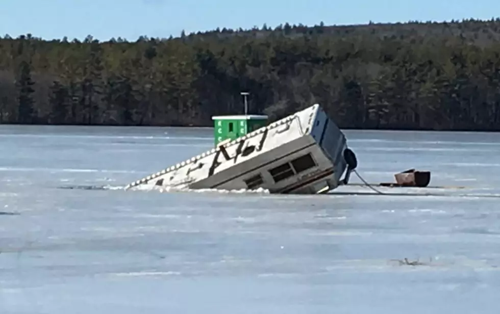 Watch These People Pull Sunken Bob House Out of New Hampshire Lake