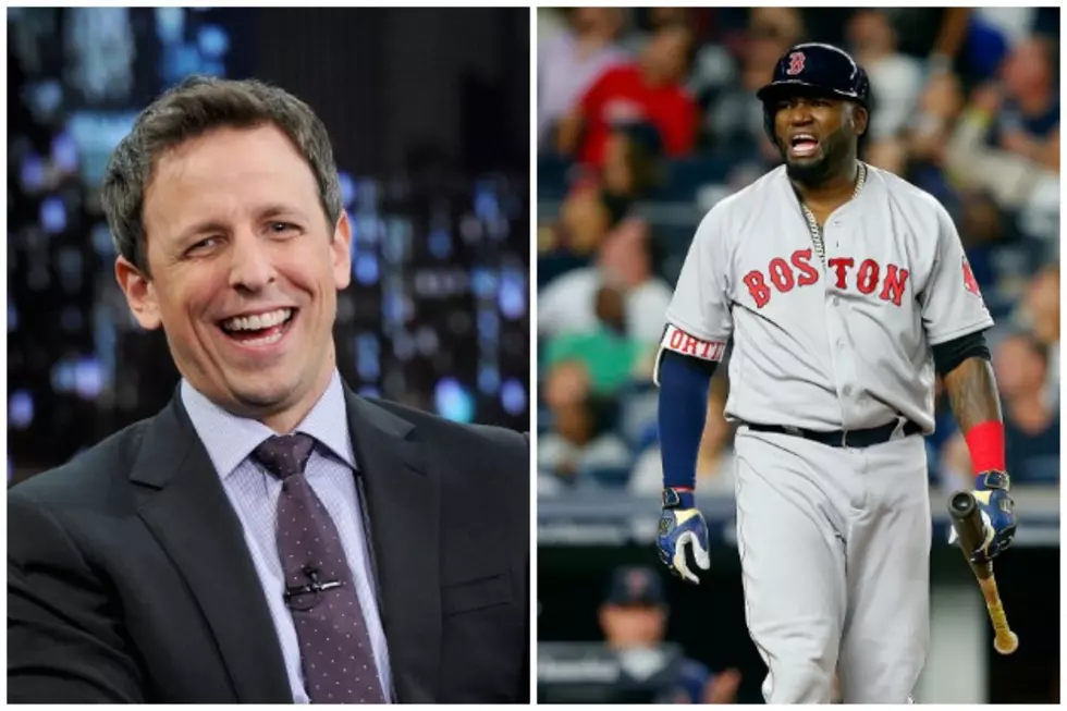 Seth Meyers Apologizes to David Ortiz for Sneezing in His Face