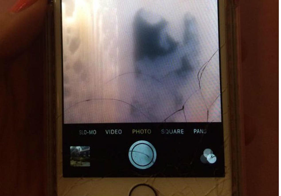 Water Damage on Cell Phone Looks Remarkably Like Jesus