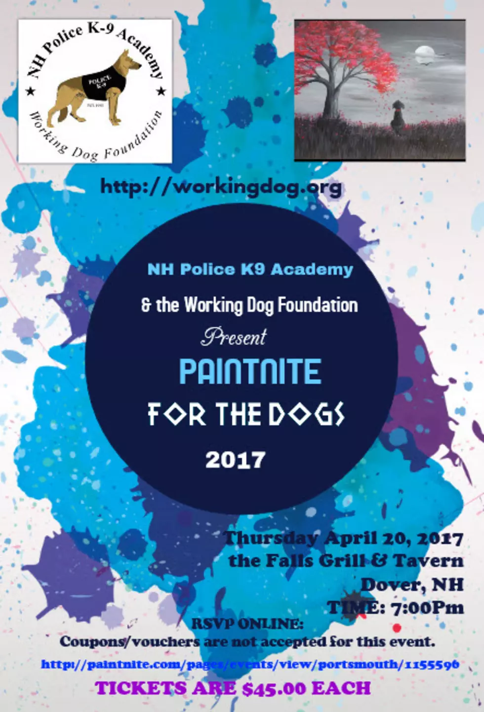 Paint Night in Dover…for the Dogs