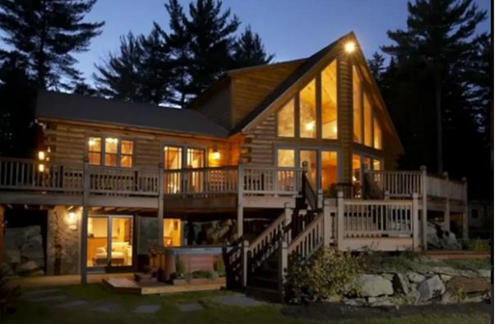 Take a Peek Inside This Gorgeous Luxury Cabin For Rent in Danbury NH