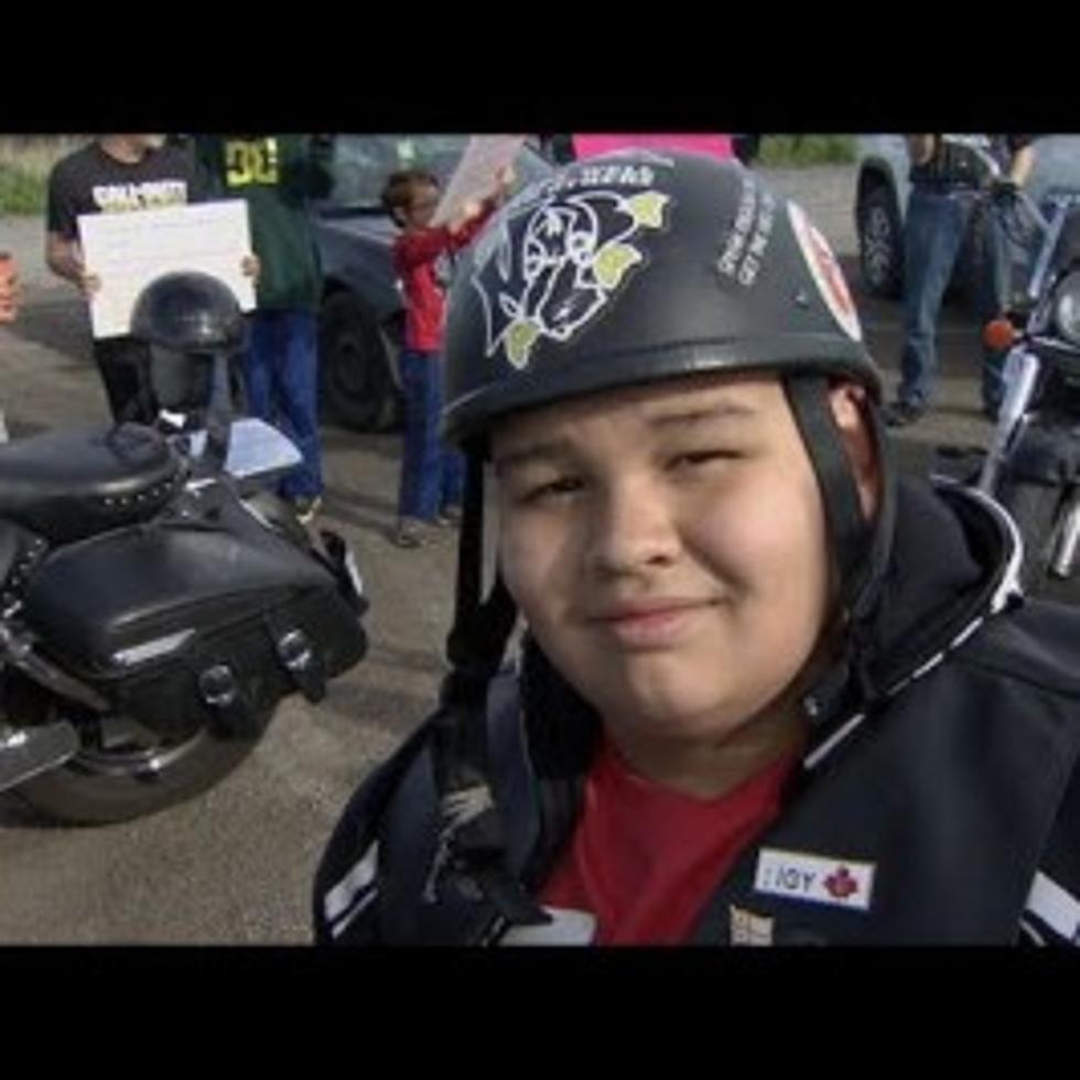 200 Bikers Have This Kid’s Back