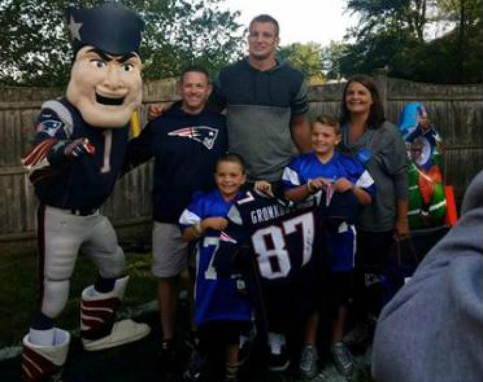 Gronk Made a Wish Come True By Showing up at This 7-Year-Old Boy&#8217;s House
