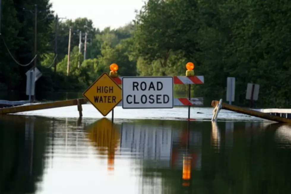 Massive Flooding Sends Water Over York Bridge