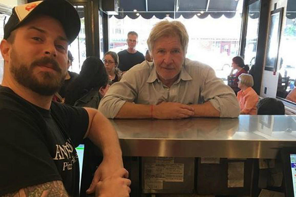 Harrison Ford Stopped By Antonio’s In Amherst, MA For A Slice