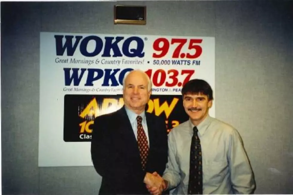 Remembering A Visit By Senator John McCain To Our WOKQ Studios