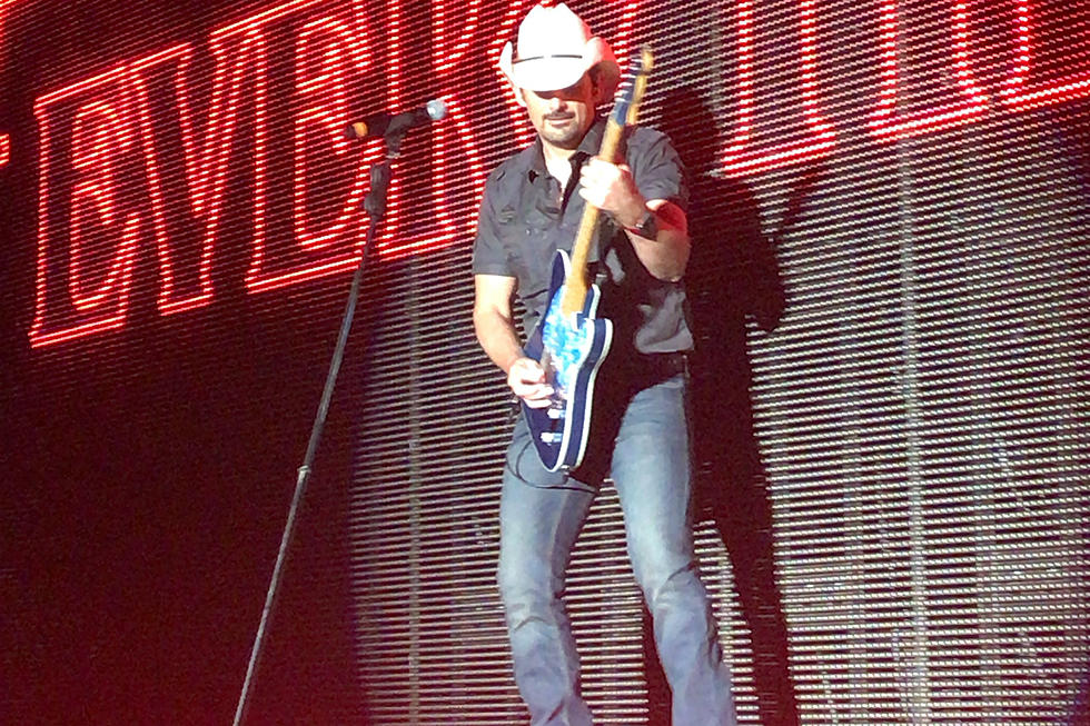 Brad Paisley Gave A Young Boy His Guitar in Gilford Along With An Important Message