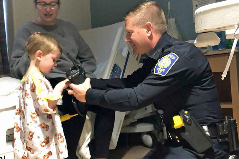 Manchester, NH, Police Officer Gave a Healing Hug to a 2-Year-Old at Eliot Hospital