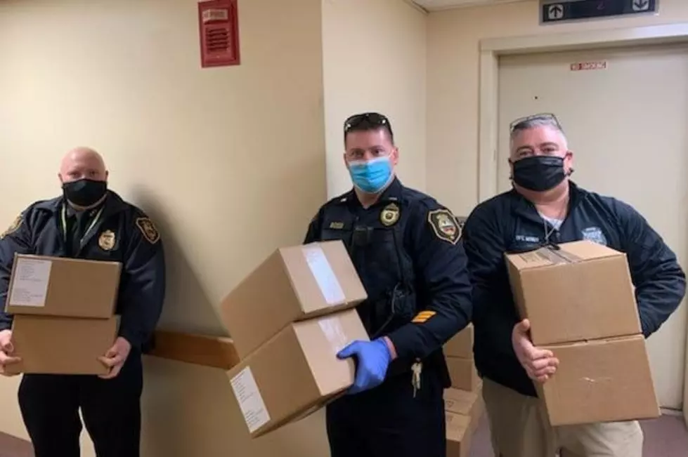 Rochester, NH, Police Department Dropped Off Boxes of Food to Families This Week