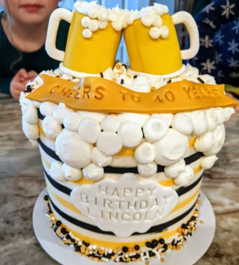 21st Birthday Cake – Sweetened Memories Bakery