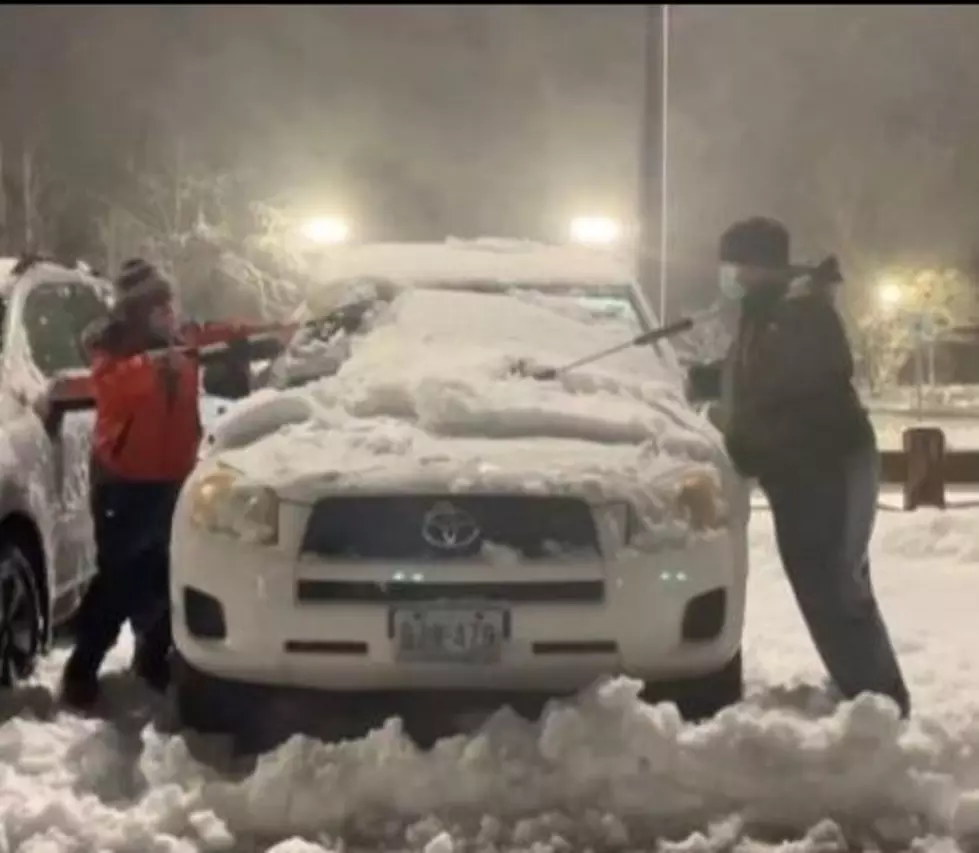 Selfless New England 10-Year-Old Cleans Snow off Healthcare Workers&#8217; Cars