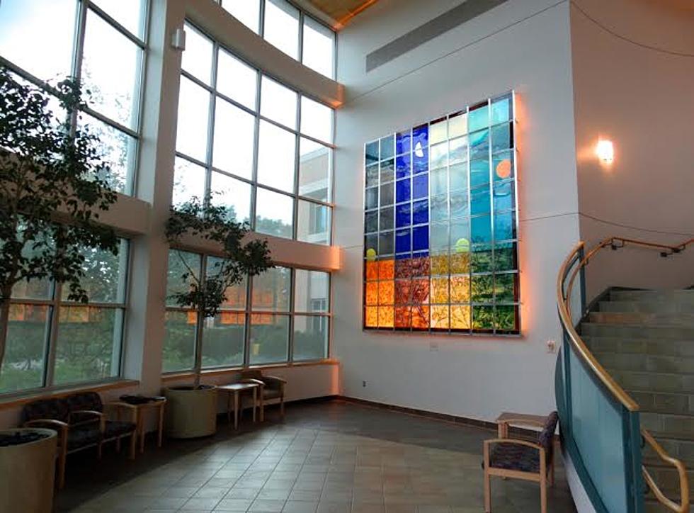 This Gorgeous Glass Art Display Brings Color and Peace to NH Hospital