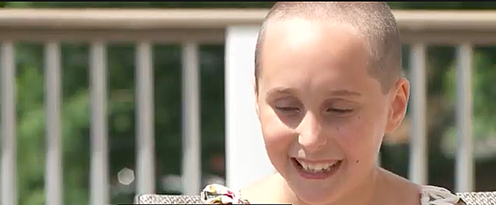 Would You Be Willing to Shave Your Head to Help Those with Cancer? One Girl Did in Windham, New Hampshire