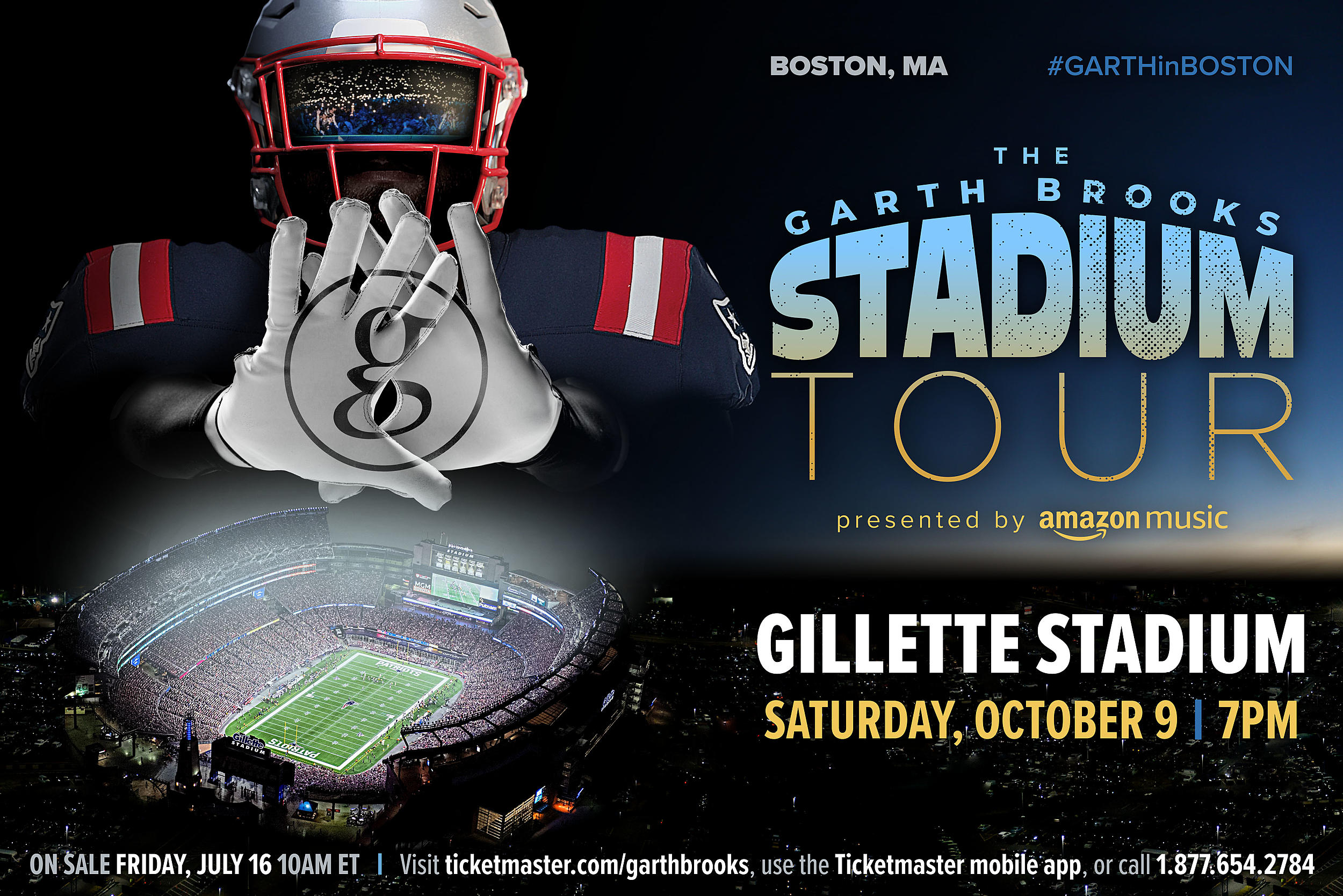 Garth Brooks to Perform at Gillette Stadium in October