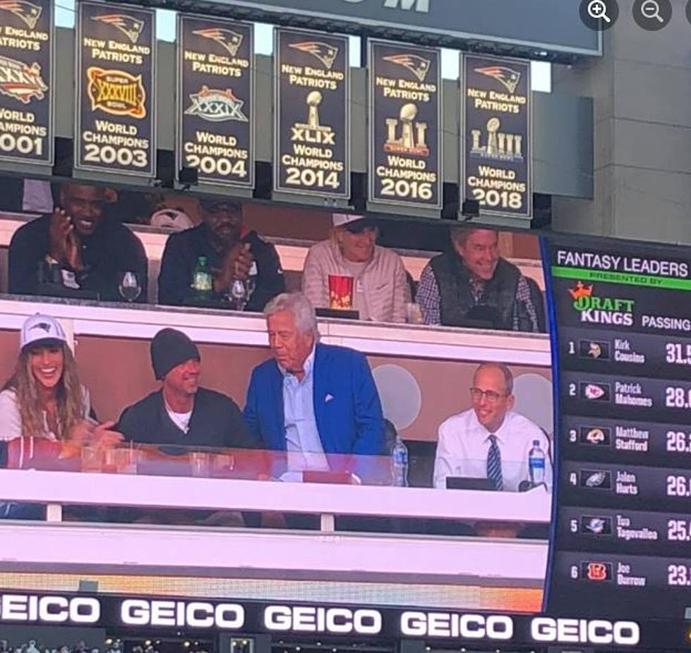 Country Superstar Spotted Enjoying New England Patriots Game with Robert Kraft