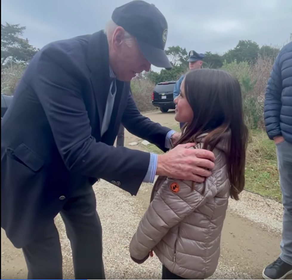President Joe Biden Brightens Spirits of Massachusetts Girl