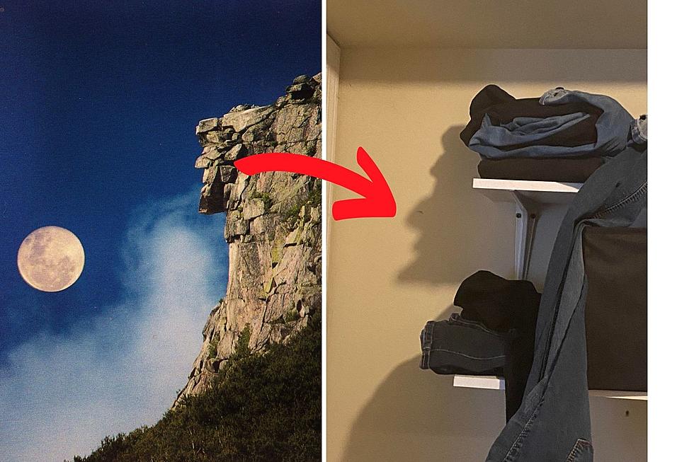 Redditor Posts Shadow looks like NH's Old Man of the Mountain