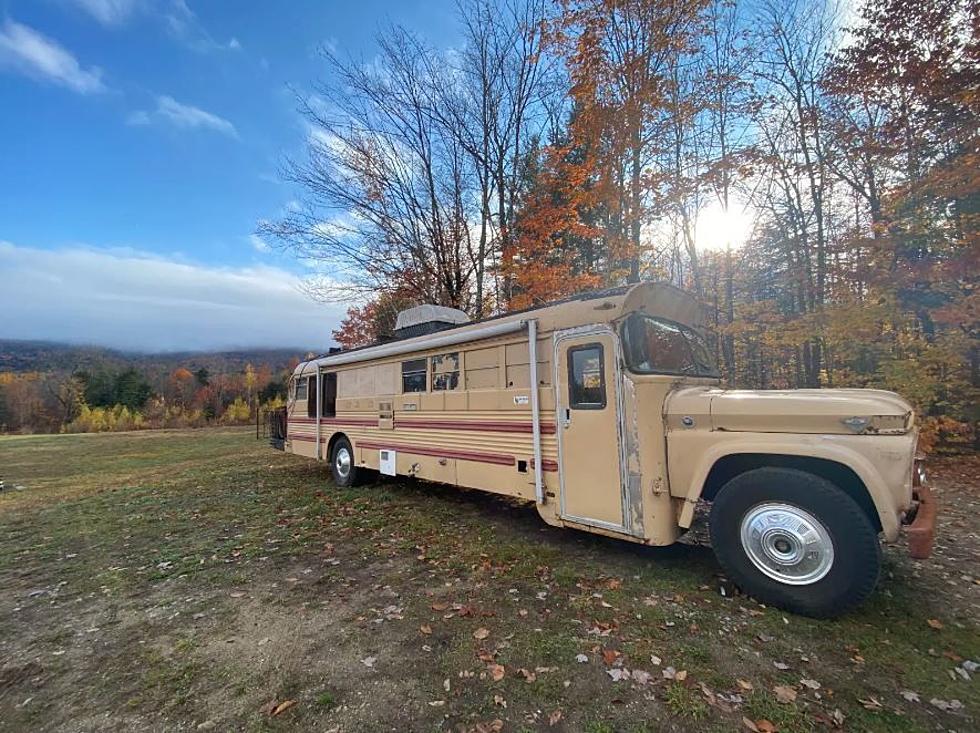 You Can Camp in This 1962 Vintage School Bus