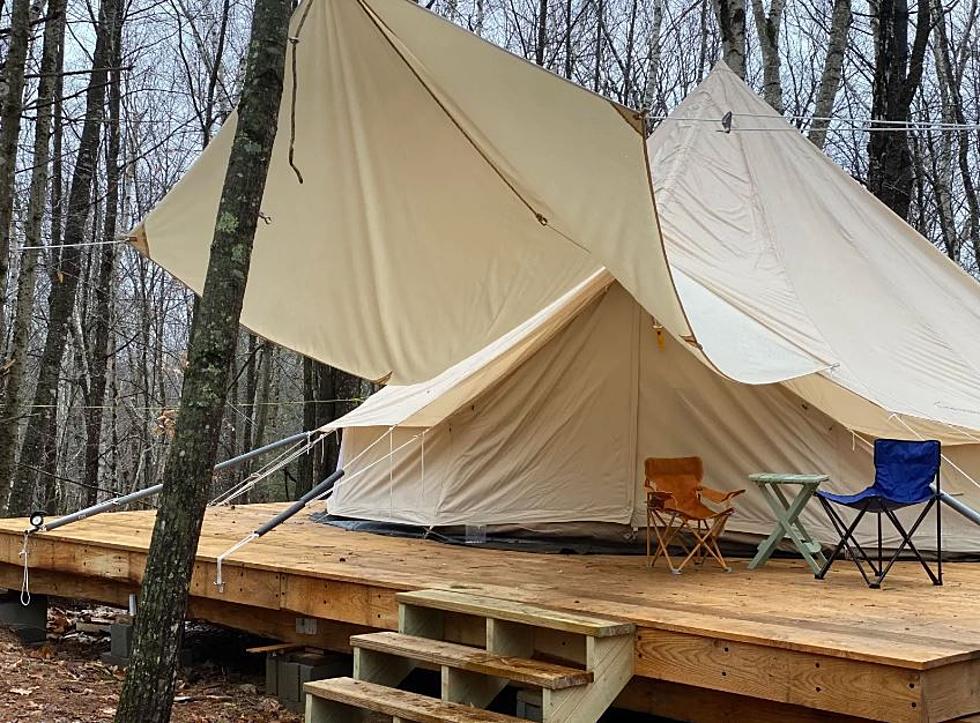 Secluded Year-Round Yurt in New Hampshire Is a Glamper's Dream