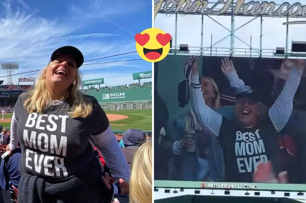 Mom From Greenland, New Hampshire, Gets Jumbotron Time at Mother’s Day Sox Game